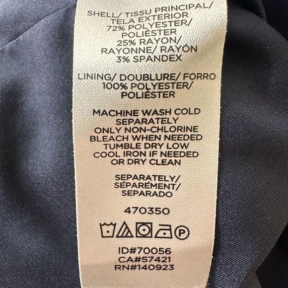 LOFT Women's Classic Navy Blazer - Picture 6 of 6